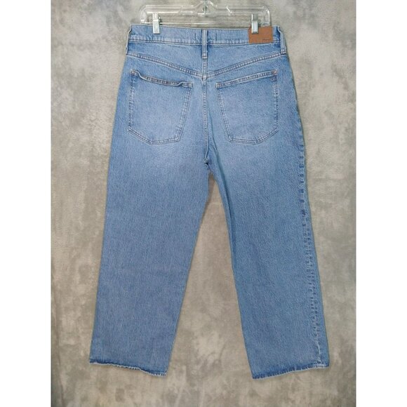 Madewell Jeans Womens 31 Blue The Perfect Vintage Wide Leg High Rise Stretch - Picture 2 of 10
